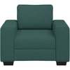 Sofa-kėdė, tamsiai žalia, 100x77x82 cm, audinys