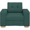 Sofa-kėdė, tamsiai žalia, 100x78x80cm, audinys