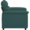Sofa-kėdė, tamsiai žalia, 100x81x84 cm, audinys