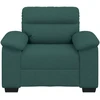 Sofa-kėdė, tamsiai žalia, 100x81x84 cm, audinys