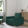 Sofa-kėdė, tamsiai žalia, 100x78x84 cm, audinys