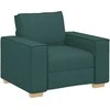 Sofa-kėdė, tamsiai žalia, 100x78x84 cm, audinys