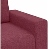Sofa-kėdė, vyno raudonumo, 100x77x82 cm, audinys