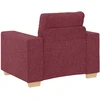 Sofa-kėdė, vyno raudonumo, 100x78x80cm, audinys