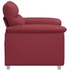 Sofa-kėdė, vyno raudonumo, 100x81x84 cm, dirbtinė oda