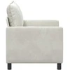 Sofa Kreminė 126 x 81 x 87,5 cm Aksomas