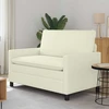 Sofa 2 vietos Kreminė 126 x 81 x 87,5 cm Audinys