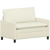 Sofa Kreminė 126 x 81 x 87,5 cm Audinys