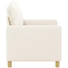 Sofa Kreminė 126 x 81 x 87,5 cm Audinys