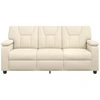 Sofa Kreminė 191 x 85 x 93 cm Dirbtinė oda