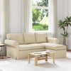 Sofa Kreminė 195 x 138 x 80 cm audinys