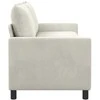 Sofa Kreminė 196 x 81 x 87,5 cm Aksomas