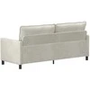 Sofa Kreminė 196 x 81 x 87,5 cm Aksomas