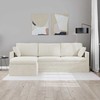 Sofa Kreminė 228 x 134 x 80 cm Aksomas