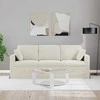 Sofa Kreminė 198 x 78 x 80 cm Aksomas