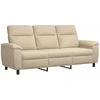Sofa Kreminė 214 x 90 x 95 cm Audinys