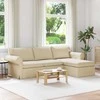 Sofa Kreminė 245 x 138 x 80 cm audinys