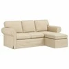 Sofa Kreminė 195 x 138 x 80 cm audinys