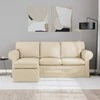 Sofa Kreminė 195 x 138 x 80 cm audinys