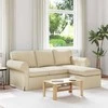 Sofa Kreminė 195 x 138 x 80 cm audinys