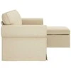 Sofa Kreminė 195 x 138 x 80 cm audinys