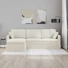 Sofa Kreminė 228 x 134 x 80 cm Aksomas