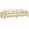Sofa Kreminė 250 x 77 x 76 cm audinys