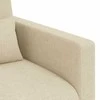 Fotelis Sofa 60cm Kreminė Metalas