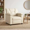 Sofa Kreminė 91 x 85 x 93 cm Dirbtinė oda