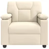 Sofa Kreminė 91 x 85 x 93 cm Dirbtinė oda