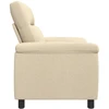 Sofa Kreminė 95 x 90 x 95 cm Audinys