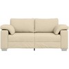 Dvivietė sofa Kreminė 180 cm audinys