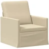 Sofa Krėslas Kreminė 70 x 81 x 82 cm Audinys