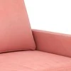 Sofa Krėslas, rožinės spalvos, 60cm, aksomas
