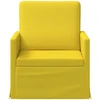 Sofa Krėslas Šviesi geltona 70 x 81 x 82 cm Audinys