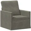 Sofa Krėslas Šviesiai pilka 70 x 81 x 82 cm Kordūrinis audinys