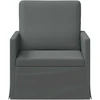 Sofa Krėslas Tamsiai pilka 70 x 81 x 82 cm Audinys