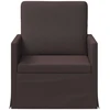 Sofa Krėslas Tamsiai rudas 70 x 81 x 82 cm Audinys
