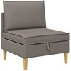 Sofa su saugojimu Audinys
