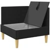 Sofa su saugojimu Audinys