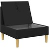 Sofa su saugojimu Audinys