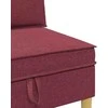 Sofa su saugojimu Audinys