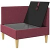 Sofa su saugojimu Audinys