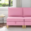 Sofa su saugojimu Audinys