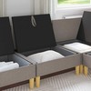 Sofa su saugojimu Audinys