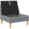 Sofa su saugojimu Audinys