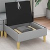 Sofa su saugojimu Audinys