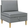 Sofa su saugojimu Audinys