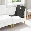 Sofa su saugojimu Audinys
