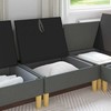Sofa su saugojimu Audinys